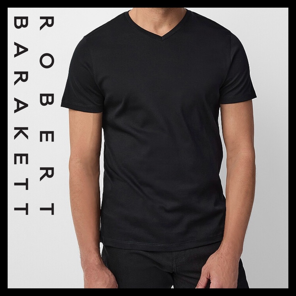 Robert Barakett Luxury Men’s 'The Barakett V' T-Shirt Size (M) Like NEW